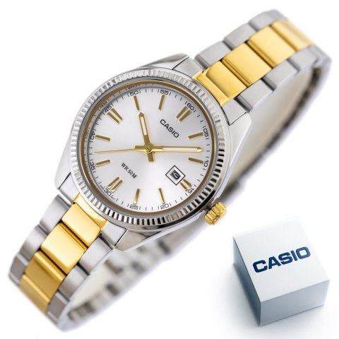 ZEGAREK DAMSKI CASIO LTP-1302SG-7AV (zd545a) + BOX ZEGAREK DAMSKI CASIO LTP-1302SG-7AV (zd545a) + BOX