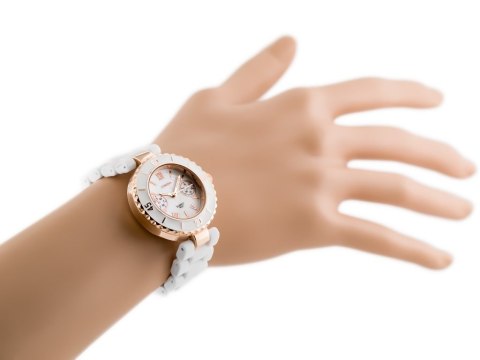 ZEGAREK DAMSKI LONGBO - white/gold (zx610a) ZEGAREK DAMSKI LONGBO - white/gold (zx610a)