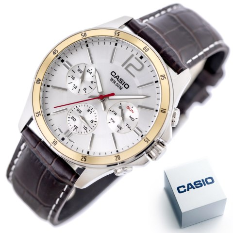 ZEGAREK MĘSKI CASIO MTP-1374L-7AVDF (zd064a) + BOX ZEGAREK MĘSKI CASIO MTP-1374L-7AVDF (zd064a) + BOX