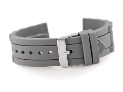 Pasek gumowy do zegarka 904T - karbowany - 22mm Pasek gumowy do zegarka 904T - karbowany - 22mm
