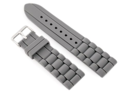 Pasek gumowy do zegarka 904T - karbowany - 22mm Pasek gumowy do zegarka 904T - karbowany - 22mm