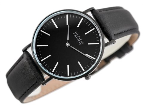 ZEGAREK DAMSKI PACIFIC CLOSE (zy588a) - black/silver ZEGAREK DAMSKI PACIFIC CLOSE (zy588a) - black/silver