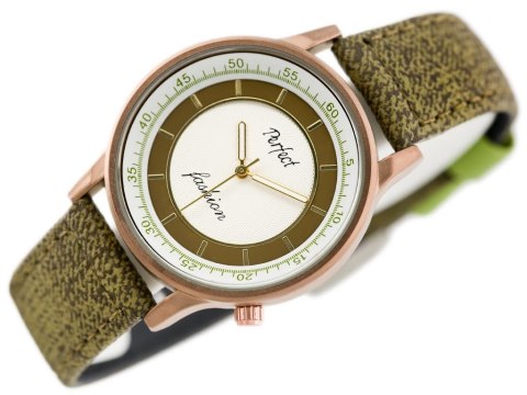 ZEGAREK DAMSKI PERFECT A379 - olive (zp826c) ZEGAREK DAMSKI PERFECT A379 - olive (zp826c)