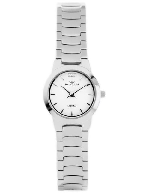 ZEGAREK DAMSKI RUBICON RNBC21 - silver (zr568a) ZEGAREK DAMSKI RUBICON RNBC21 - silver (zr568a)