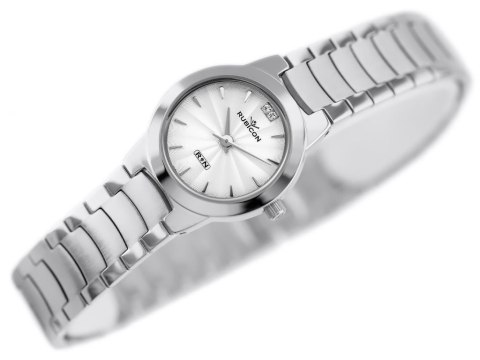 ZEGAREK DAMSKI RUBICON RNBC21 - silver (zr568a) ZEGAREK DAMSKI RUBICON RNBC21 - silver (zr568a)