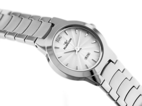 ZEGAREK DAMSKI RUBICON RNBC21 - silver (zr568a) ZEGAREK DAMSKI RUBICON RNBC21 - silver (zr568a)