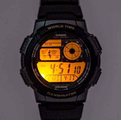 ZEGAREK MĘSKI CASIO AE-1000W 2AV (zd073e) - WORLD TIME + BOX ZEGAREK MĘSKI CASIO AE-1000W 2AV (zd073e) - WORLD TIME + BOX