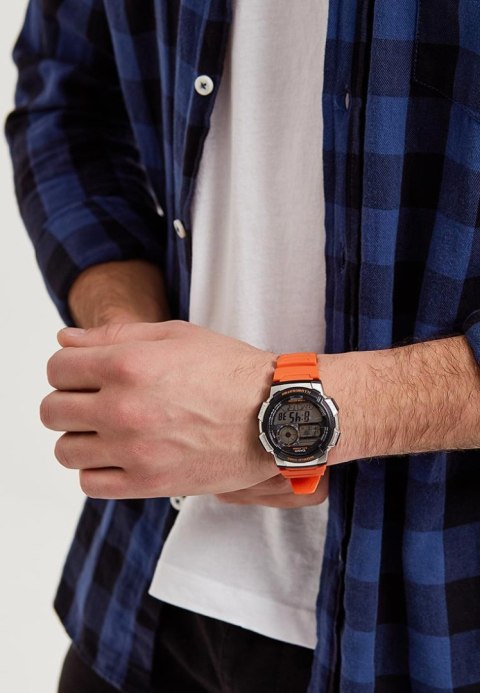 ZEGAREK MĘSKI CASIO AE-1000W 4BV (zd073d) - WORLD TIME + BOX ZEGAREK MĘSKI CASIO AE-1000W 4BV (zd073d) - WORLD TIME + BOX