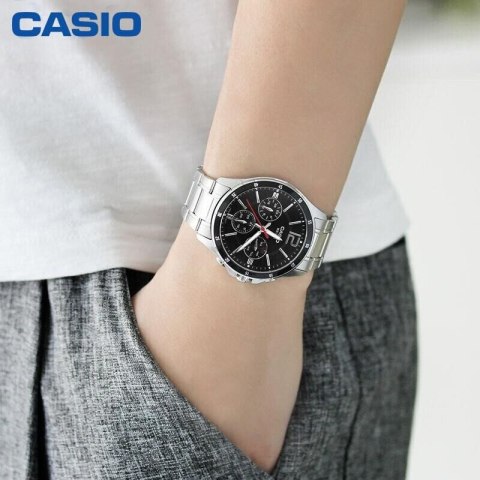 ZEGAREK MĘSKI CASIO MTP-1374D-1AV (zd063b) + BOX ZEGAREK MĘSKI CASIO MTP-1374D-1AV (zd063b) + BOX