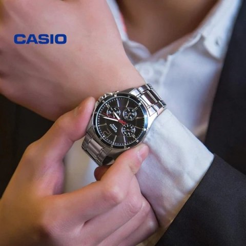 ZEGAREK MĘSKI CASIO MTP-1374D-1AV (zd063b) + BOX ZEGAREK MĘSKI CASIO MTP-1374D-1AV (zd063b) + BOX