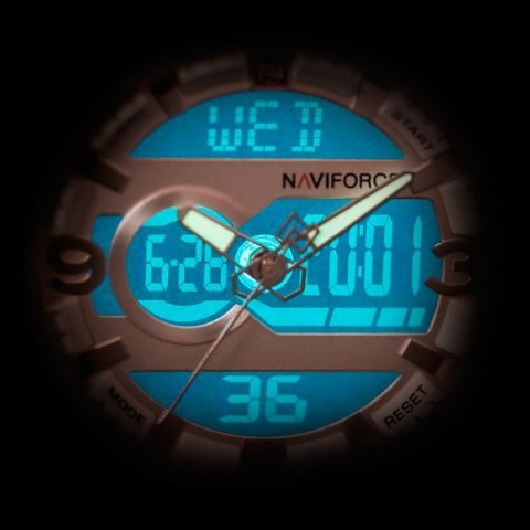 ZEGAREK MĘSKI NAVIFORCE - NF9097 (zn043e) - brown/rosegold ZEGAREK MĘSKI NAVIFORCE - NF9097 (zn043e) - brown/rosegold