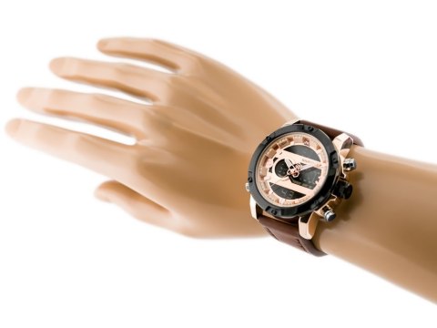 ZEGAREK MĘSKI NAVIFORCE - NF9097 (zn043e) - brown/rosegold ZEGAREK MĘSKI NAVIFORCE - NF9097 (zn043e) - brown/rosegold