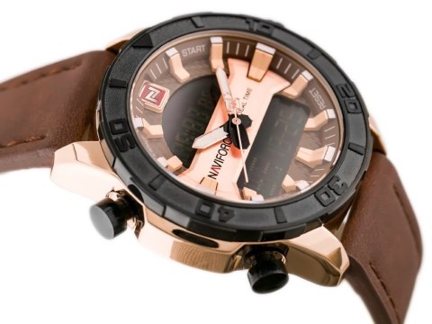 ZEGAREK MĘSKI NAVIFORCE - NF9114 (zn046e) - brown/rosegold ZEGAREK MĘSKI NAVIFORCE - NF9114 (zn046e) - brown/rosegold