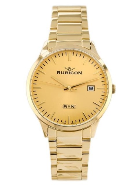 ZEGAREK MĘSKI RUBICON RNDD60 (zr078d) - stalowy ZEGAREK MĘSKI RUBICON RNDD60 (zr078d) - stalowy