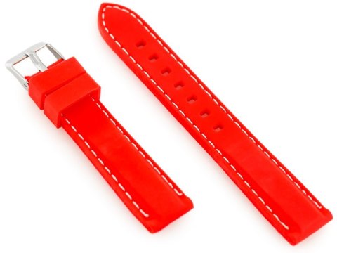 Pasek gumowy do zegarka U20 - czerwony 20mm Pasek gumowy do zegarka U20 - czerwony 20mm