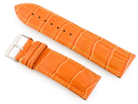 Pasek skórzany do zegarka W64 - pomarańczowy 26mm Pasek skórzany do zegarka W64 - pomarańczowy 26mm