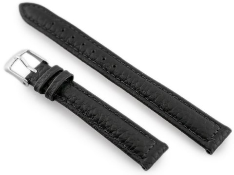 Pasek skórzany do zegarka W71 - czarny - 14mm Pasek skórzany do zegarka W71 - czarny - 14mm