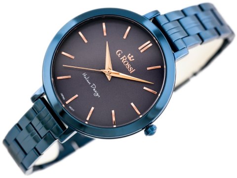 ZEGAREK G. ROSSI - 11389B-6F3 (zg787h) blue/violet + BOX ZEGAREK G. ROSSI - 11389B-6F3 (zg787h) blue/violet + BOX
