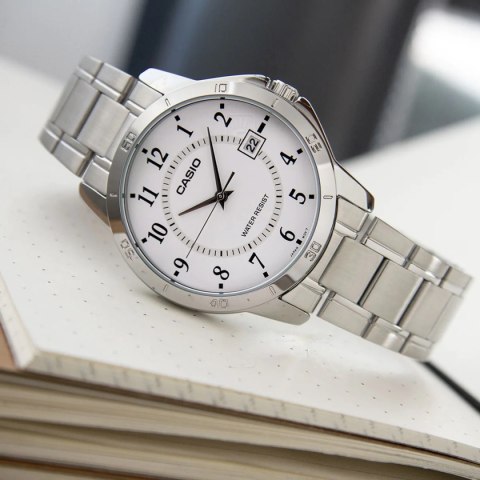ZEGAREK MĘSKI CASIO MTP-V004D 7B (zd047b) + BOX ZEGAREK MĘSKI CASIO MTP-V004D 7B (zd047b) + BOX