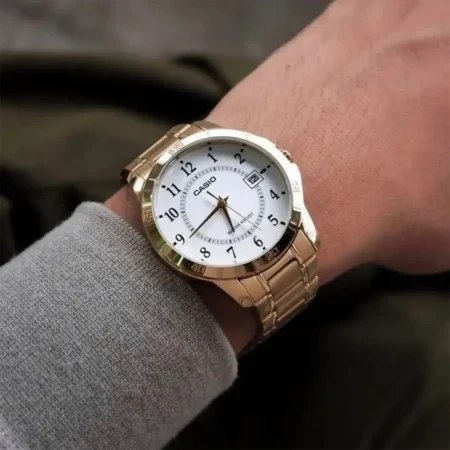 ZEGAREK MĘSKI CASIO MTP-V004G-7B (zd047c) + BOX ZEGAREK MĘSKI CASIO MTP-V004G-7B (zd047c) + BOX