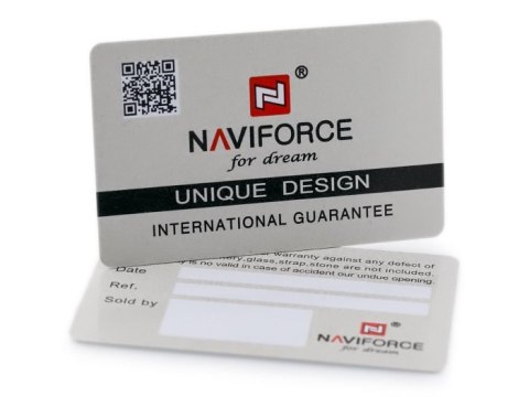 ZEGAREK MĘSKI NAVIFORCE - NF9144 (zn077e) - blue + box ZEGAREK MĘSKI NAVIFORCE - NF9144 (zn077e) - blue + box