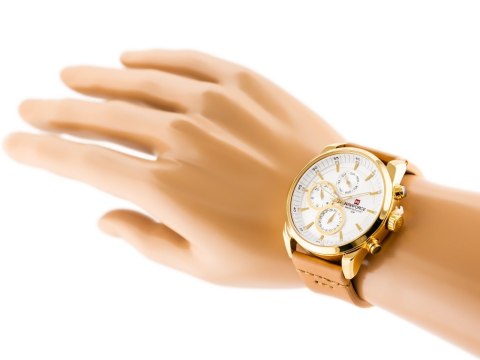 ZEGAREK MĘSKI NAVIFORCE - NF9148 (zn085b) gold + BOX ZEGAREK MĘSKI NAVIFORCE - NF9148 (zn085b) gold + BOX