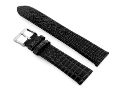 Pasek skórzany do zegarka W57 - czarny - 18mm Pasek skórzany do zegarka W57 - czarny - 18mm