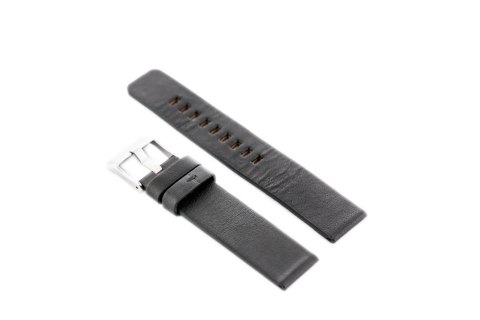 Pasek skórzany do zegarka W58 - czarny - 20mm Pasek skórzany do zegarka W58 - czarny - 20mm
