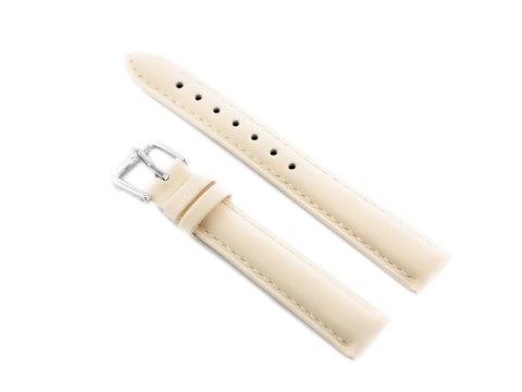 Pasek skórzany do zegarka W94 - kremowy - 18mm Pasek skórzany do zegarka W94 - kremowy - 18mm