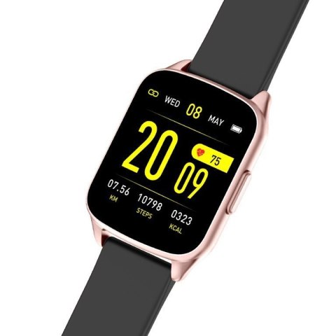 SMARTWATCH DAMSKI G. Rossi SW009-6 rosegold/black (sg004g) SMARTWATCH DAMSKI G. Rossi SW009-6 rosegold/black (sg004g)