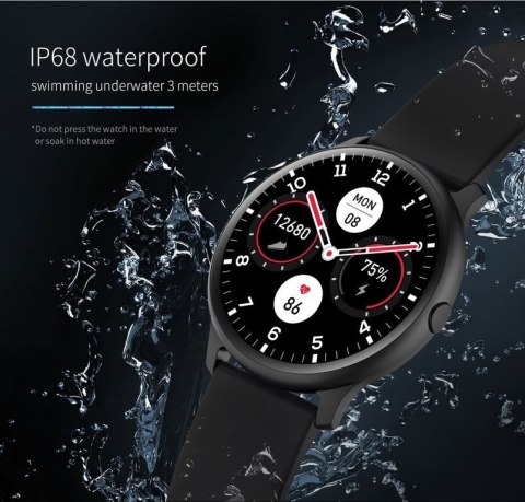 SMARTWATCH MĘSKI G. Rossi G.RSWSF1-1A1-1 black + dodatkowy PASEK (sg003e) SMARTWATCH MĘSKI G. Rossi G.RSWSF1-1A1-1 black + dodatkowy PASEK (sg003e)