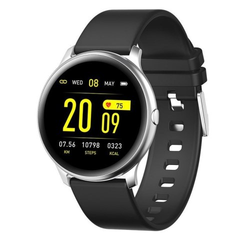 SMARTWATCH UNISEX G. Rossi SW010-5 silver/black (sg005f) SMARTWATCH UNISEX G. Rossi SW010-5 silver/black (sg005f)