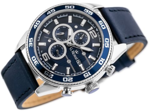 ZEGAREK G. ROSSI - E7131A-6F1 - EXCLUSIVE (zg287b) + BOX ZEGAREK G. ROSSI - E7131A-6F1 - EXCLUSIVE (zg287b) + BOX