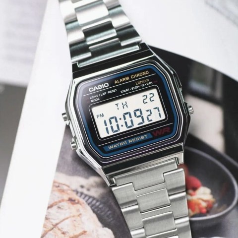 ZEGAREK MĘSKI CASIO A158WA-1D VINTAGE RETRO + BOX ZEGAREK MĘSKI CASIO A158WA-1D VINTAGE RETRO + BOX