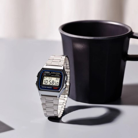 ZEGAREK MĘSKI CASIO A158WA-1D VINTAGE RETRO + BOX ZEGAREK MĘSKI CASIO A158WA-1D VINTAGE RETRO + BOX