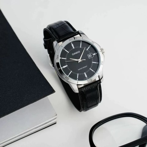 ZEGAREK MĘSKI CASIO MTP-V004L - 1A (zd046e) + BOX ZEGAREK MĘSKI CASIO MTP-V004L - 1A (zd046e) + BOX