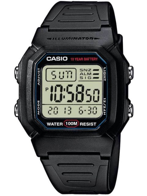ZEGAREK MĘSKI CASIO W-800H-1A (zd100a) - KLASYKA + BOX ZEGAREK MĘSKI CASIO W-800H-1A (zd100a) - KLASYKA + BOX