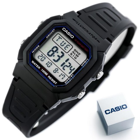 ZEGAREK MĘSKI CASIO W-800H-1A (zd100a) - KLASYKA + BOX ZEGAREK MĘSKI CASIO W-800H-1A (zd100a) - KLASYKA + BOX