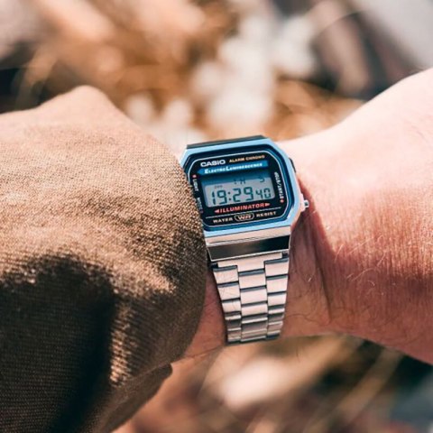 ZEGAREK UNISEX CASIO A168WA-1W - VINTAGE + BOX ZEGAREK UNISEX CASIO A168WA-1W - VINTAGE + BOX