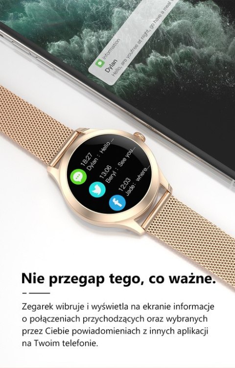 SMARTWATCH DAMSKI G. Rossi SW014-2 rosegold (sg009b) SMARTWATCH DAMSKI G. Rossi SW014-2 rosegold (sg009b)