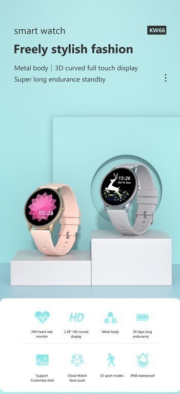 SMARTWATCH DAMSKI G. Rossi SW015-4 rosegold (sg010d) SMARTWATCH DAMSKI G. Rossi SW015-4 rosegold (sg010d)