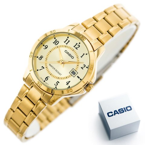 ZEGAREK DAMSKI CASIO LTP-V004G-9B (zd568c) + BOX ZEGAREK DAMSKI CASIO LTP-V004G-9B (zd568c) + BOX