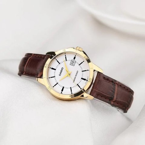 ZEGAREK DAMSKI CASIO LTP-V004GL-7A (zd569c) + BOX ZEGAREK DAMSKI CASIO LTP-V004GL-7A (zd569c) + BOX