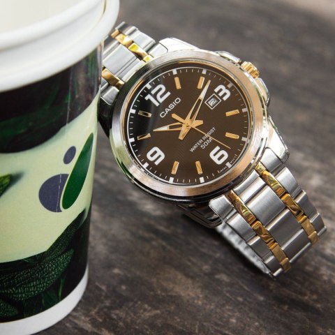 ZEGAREK MĘSKI CASIO MTP-1314SG-1AVDF (zd024d) + BOX ZEGAREK MĘSKI CASIO MTP-1314SG-1AVDF (zd024d) + BOX