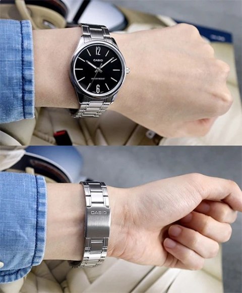 ZEGAREK MĘSKI CASIO MTP-V005D-1B (zd105a) + BOX ZEGAREK MĘSKI CASIO MTP-V005D-1B (zd105a) + BOX