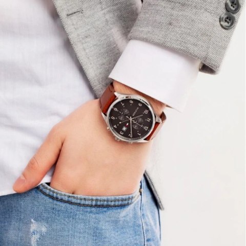 ZEGAREK MĘSKI TOMMY HILFIGER 1791710 WEST + BOX ZEGAREK MĘSKI TOMMY HILFIGER 1791710 WEST + BOX