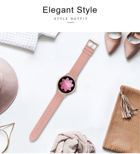 SMARTWATCH DAMSKI PACIFIC 18-2 - BRANSOLETA + PASEK: Rosegold / Biały (sy015b) SMARTWATCH DAMSKI PACIFIC 18-2 - BRANSOLETA + PASEK: Rosegold / Biały (sy015b)