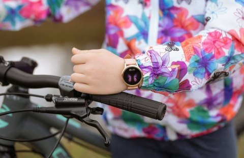SMARTWATCH DAMSKI PACIFIC 18-2 - BRANSOLETA + PASEK: Rosegold / Biały (sy015b) SMARTWATCH DAMSKI PACIFIC 18-2 - BRANSOLETA + PASEK: Rosegold / Biały (sy015b)