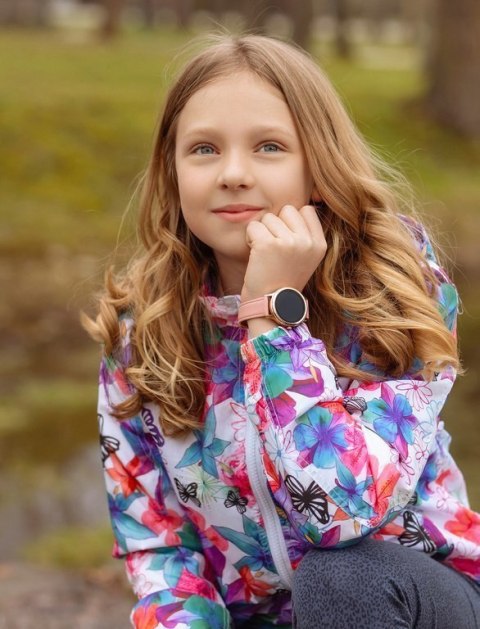 SMARTWATCH DAMSKI PACIFIC 18-2 - BRANSOLETA + PASEK: Rosegold / Biały (sy015b) SMARTWATCH DAMSKI PACIFIC 18-2 - BRANSOLETA + PASEK: Rosegold / Biały (sy015b)