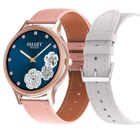 SMARTWATCH DAMSKI PACIFIC 18-6 - DWA PASKI: Różowy / Biały (sy015f) SMARTWATCH DAMSKI PACIFIC 18-6 - DWA PASKI: Różowy / Biały (sy015f)